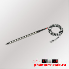 Цифровой датчик DS18B20 в игле 120 мм с термостойким проводом Цифровой датчик DS18B20 в игле 120 мм с термостойким проводом